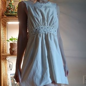 Stone Cold Fox Cream Mini Dress